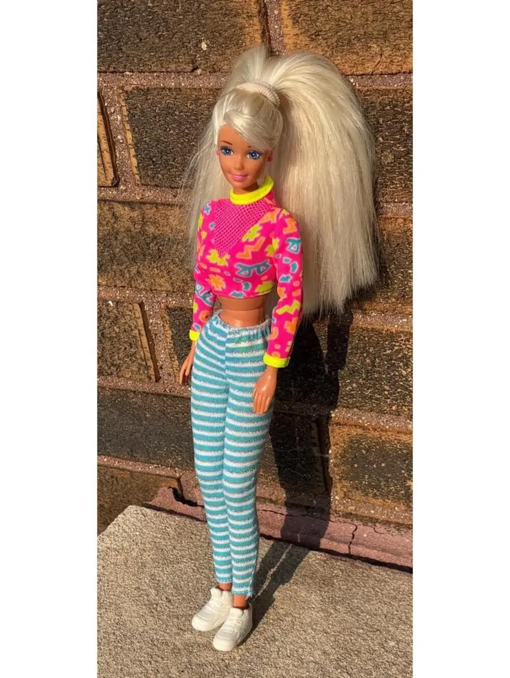 Vintage Barbie Workin Out Barbie In original top